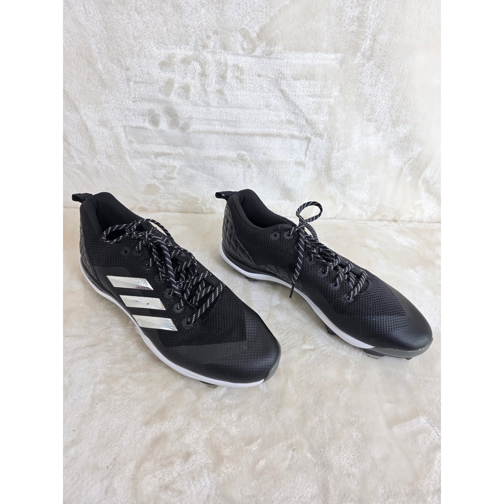 Adidas Afterburner 4 Metal Baseball Cleats Mens 13 Black Silver B39181
